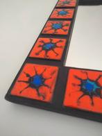 1960s 70s vintage design spiegel emaille, Enlèvement ou Envoi