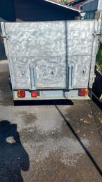 Aanhangwagen 1 as hoog model ., Ophalen