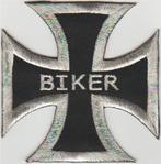Iron Cross Biker stoffen opstrijk patch embleem #6, Verzenden, Nieuw