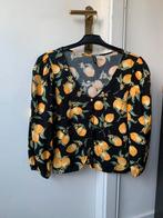 Blouse met citroenen van h&m maat 32, Kleding | Dames, Blouses en Tunieken, Ophalen of Verzenden