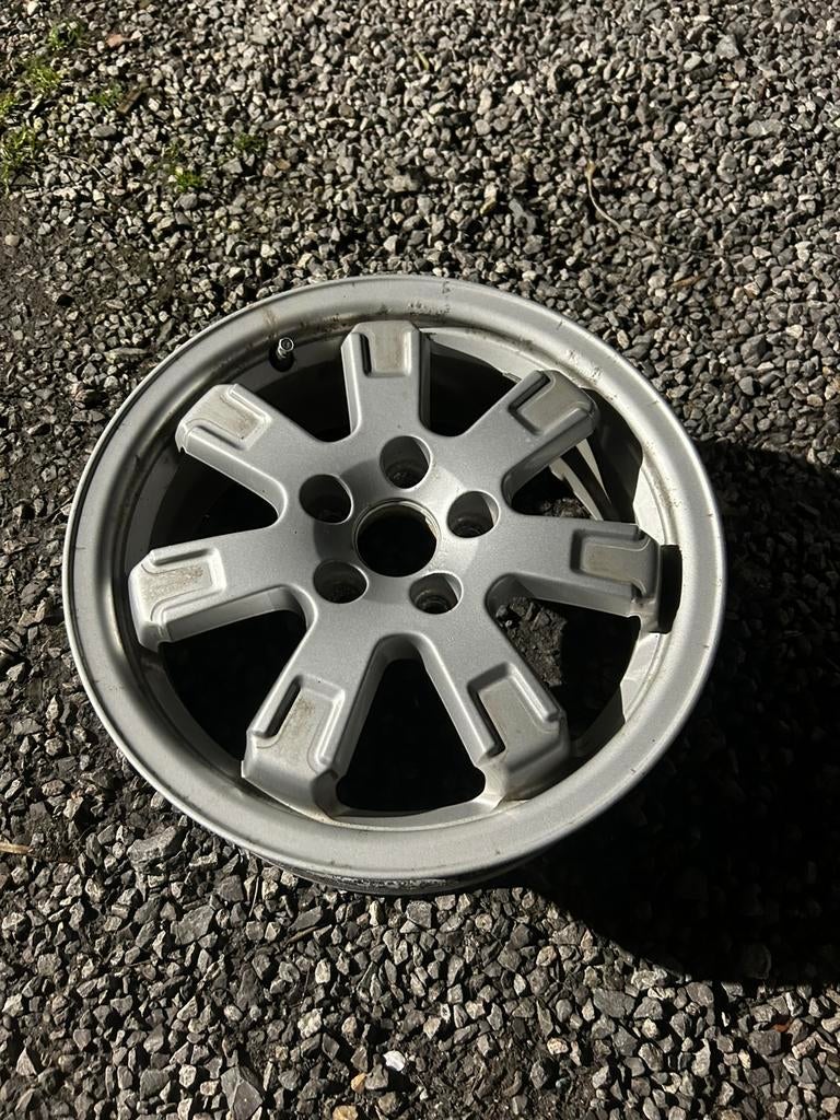 4 jantes alu avec enjoliveurs vw Audi seat Skoda 15" 5/100, Enlèvement, Comme neuf