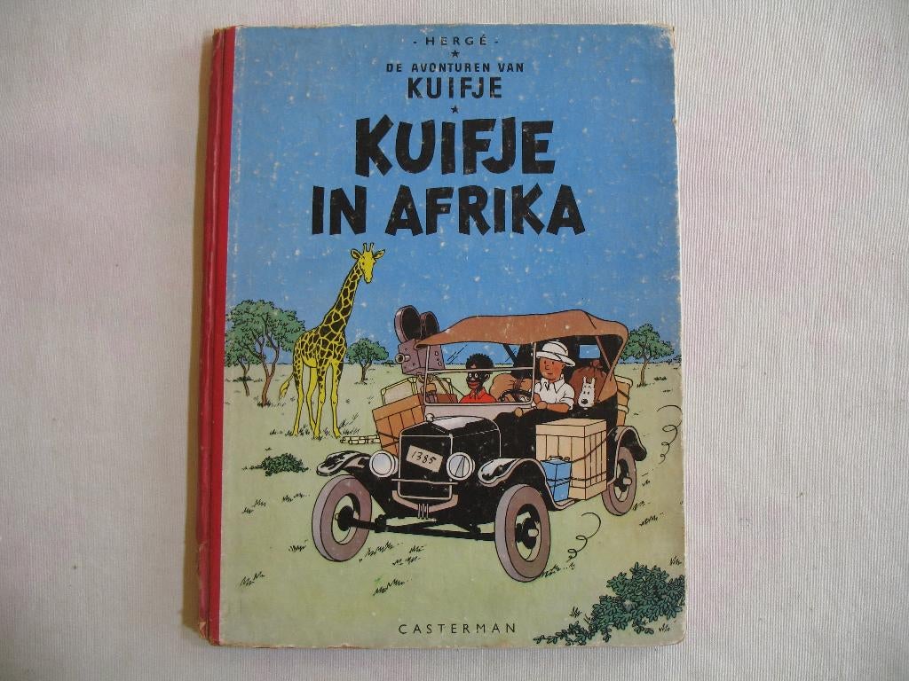 Kuifje in Afrika, HC, 1954, Ophalen of Verzenden