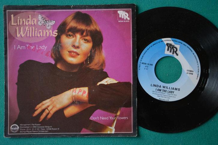 Linda Williams – I Am The Lady - B - Vinyl singel (1981), Cd's en Dvd's, Vinyl Singles, Gebruikt, Single, Pop, 7 inch, Ophalen of Verzenden