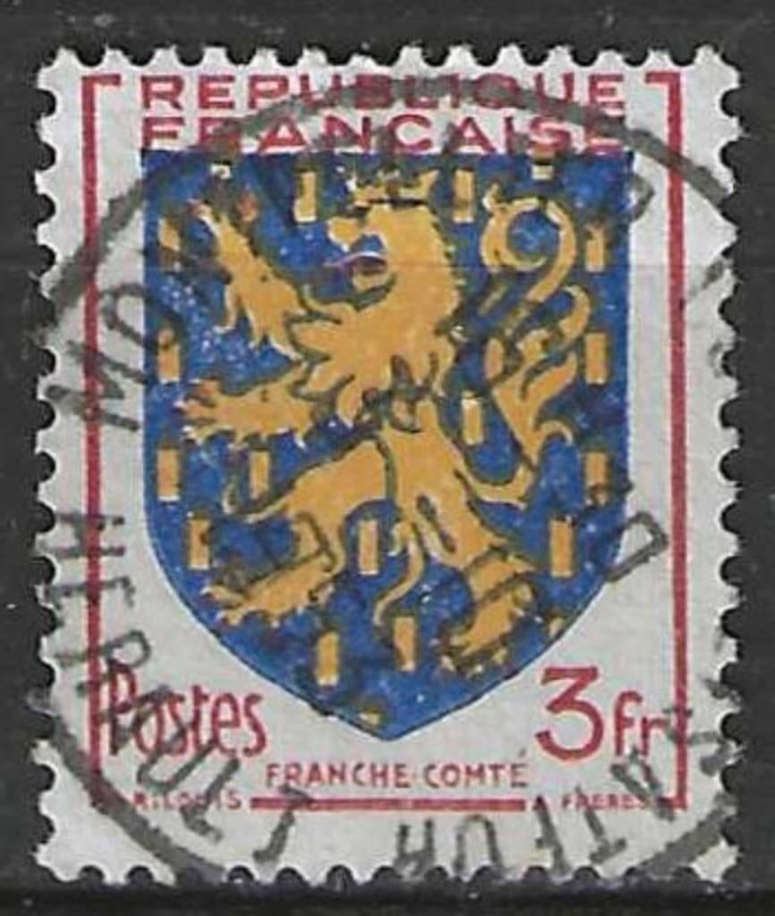 France 1951 - Yvert 903 - Armoiries des provinces (ST), Envoi, Affranchi