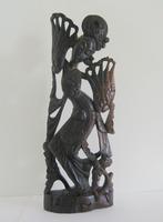 Ebbenhouten beeld - vrouw uit Bali  -  4040, Ophalen