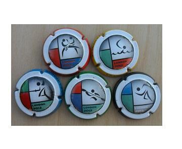 Champagne capsules - Generieken - O.S. London 2012 (G 839), Collections, Collections complètes & Collections, Envoi