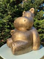 Beeld nijlpaard, hippo, moomin, tuin, zwembad, vijver 55cm, Ophalen, Nieuw, Kunststof, Dierenbeeld