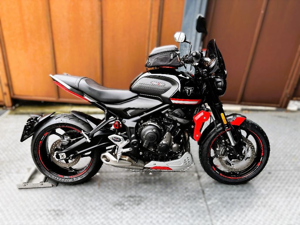 Trident 660cm³ 03/2021 9756km garantie 1,2,3ans JHBMOTOS, Nieuw, Motorrijbewijs A, 3 cilinders, Sport