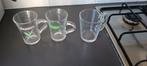3 theeglazen samen voor 0,30 euro, Ophalen of Verzenden