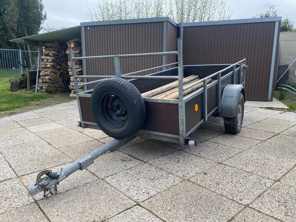 Remorque Hapert - 300 x 130 cm, Autos : Divers, Remorques, Comme neuf, Enlèvement