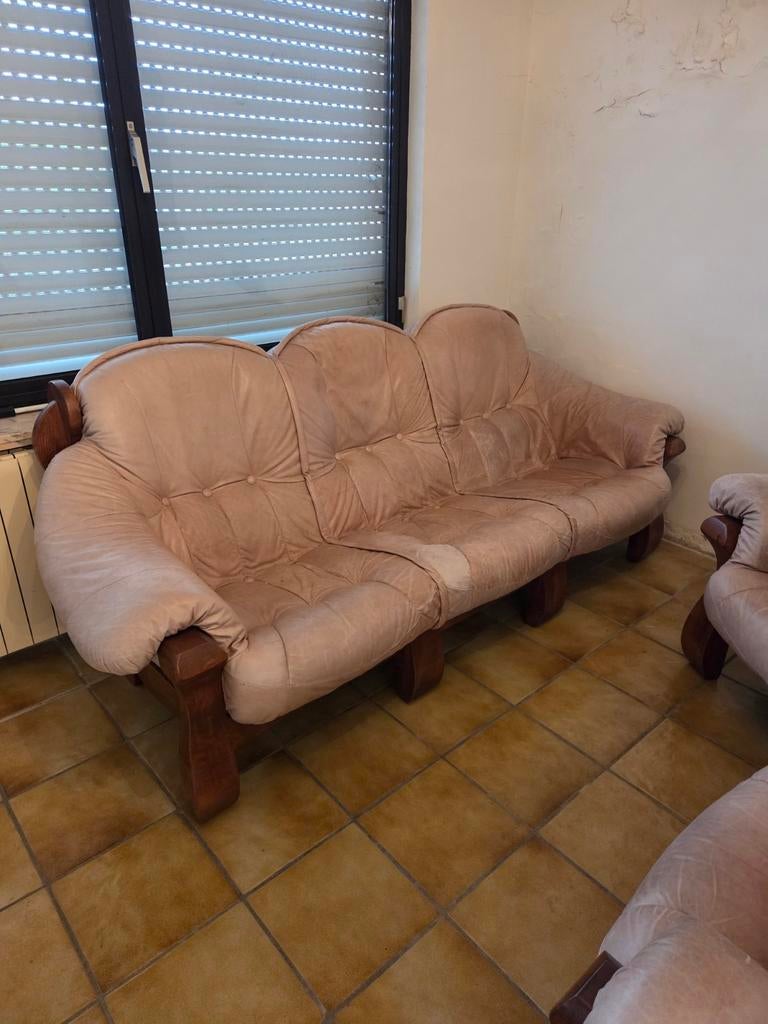 Divan, Maison & Meubles, Enlèvement, Cuir