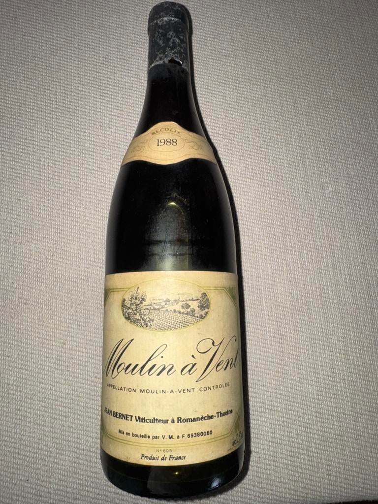 Moulin a vent 1988, Collections, Vins, Enlèvement, Comme neuf, Vin rouge