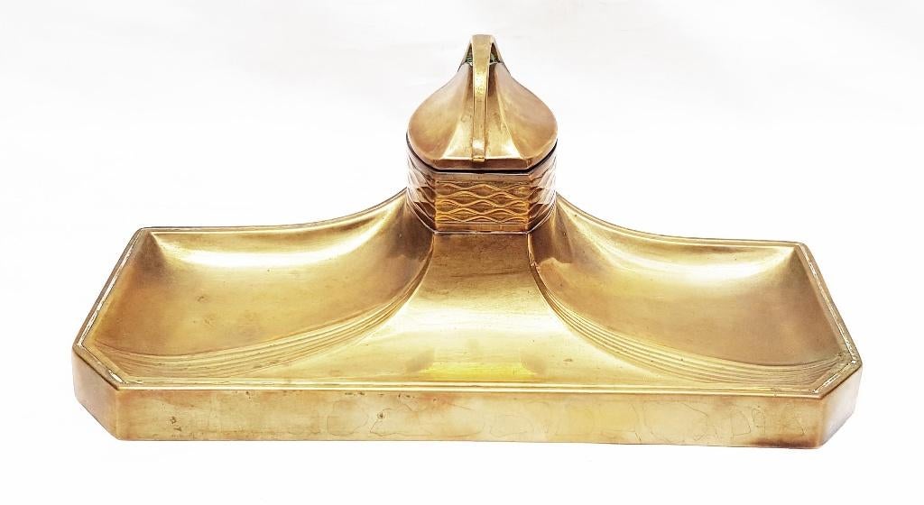 Encrier  de style Jugendstil., Antiquités & Art, Antiquités | Bureau & Affaires, Enlèvement ou Envoi