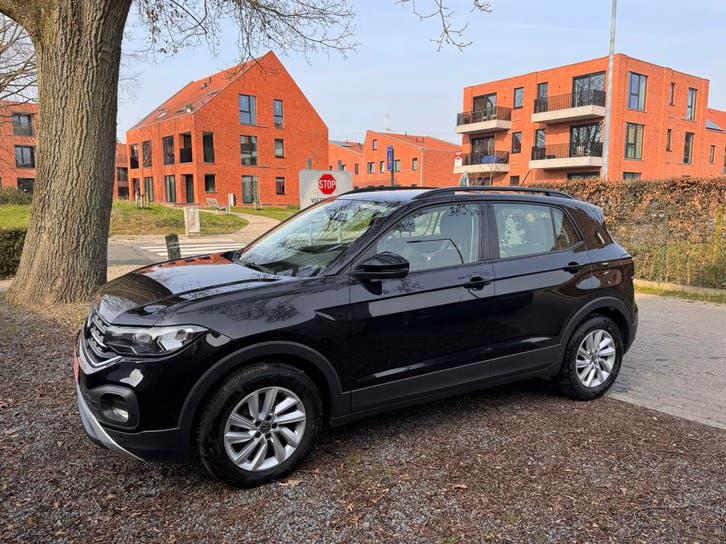 Volkswagen T-Cross 1.0 TSI Life OPF (EU6AP), Autos, Euro 6, Assistance au freinage d'urgence, Noir, 5 portes