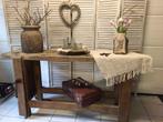 Werbank uit Normandie met rechte poten en dik blad, Enlèvement, Comme neuf