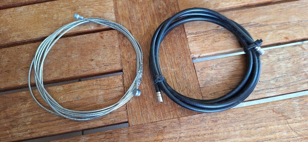 Kit de câbles de frein de vélo (longueur 170 cm)., Enlèvement ou Envoi, Neuf, Freins, Acier
