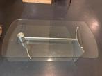 Glazen salontafel met aluminium frame – strak design, Enlèvement