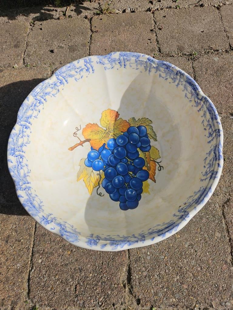 Vintage fruitschaal 28cm diameter, Antiek en Kunst, Ophalen