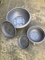 Vasque à fleurs extérieure, 40 cm ou plus, Rond, Synthétique, Enlèvement