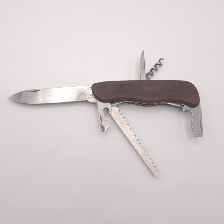 Couteau suisse Victorinox Forester en bois, Caravanes & Camping, Outils de camping, Comme neuf, Enlèvement ou Envoi
