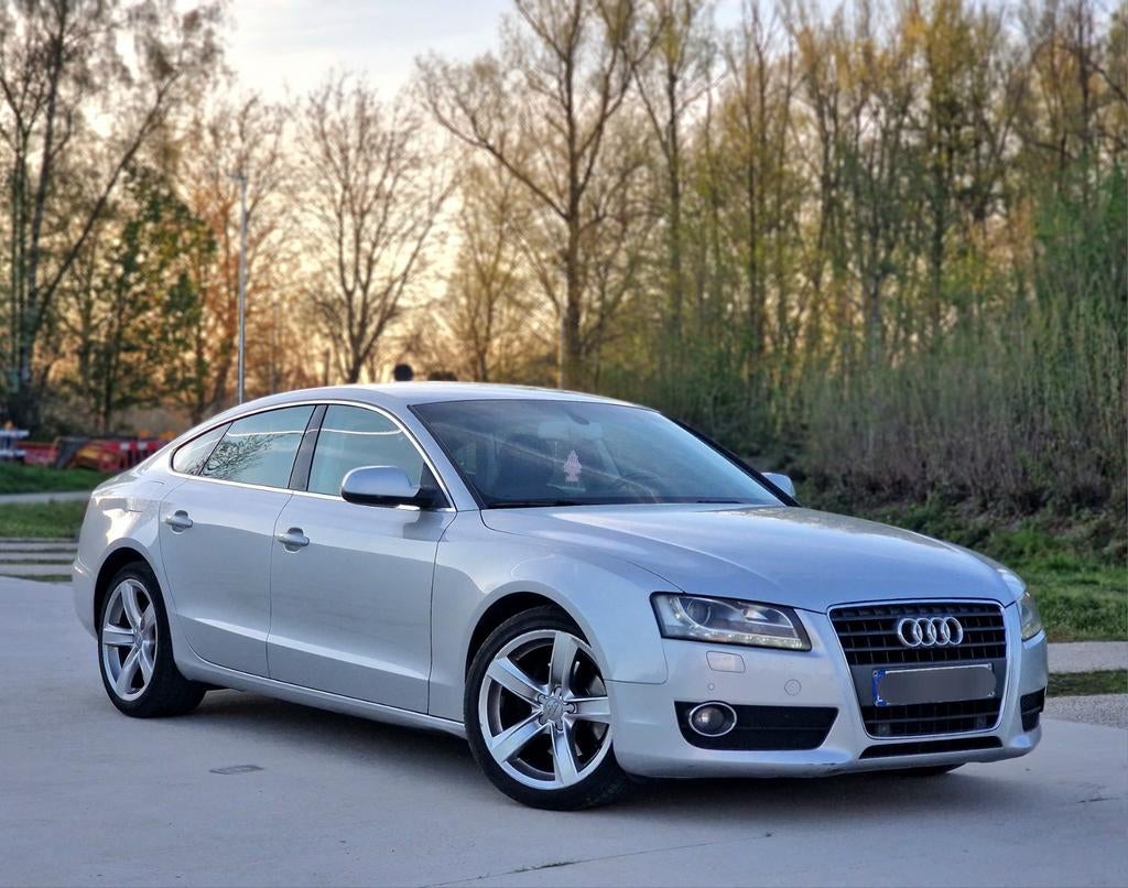 Audi A5 2.0 TFSI (2010) – Automaat – 180PK SPORTBACK BENZINE, Auto's, Automaat, Euro 5, Zwart, Bluetooth