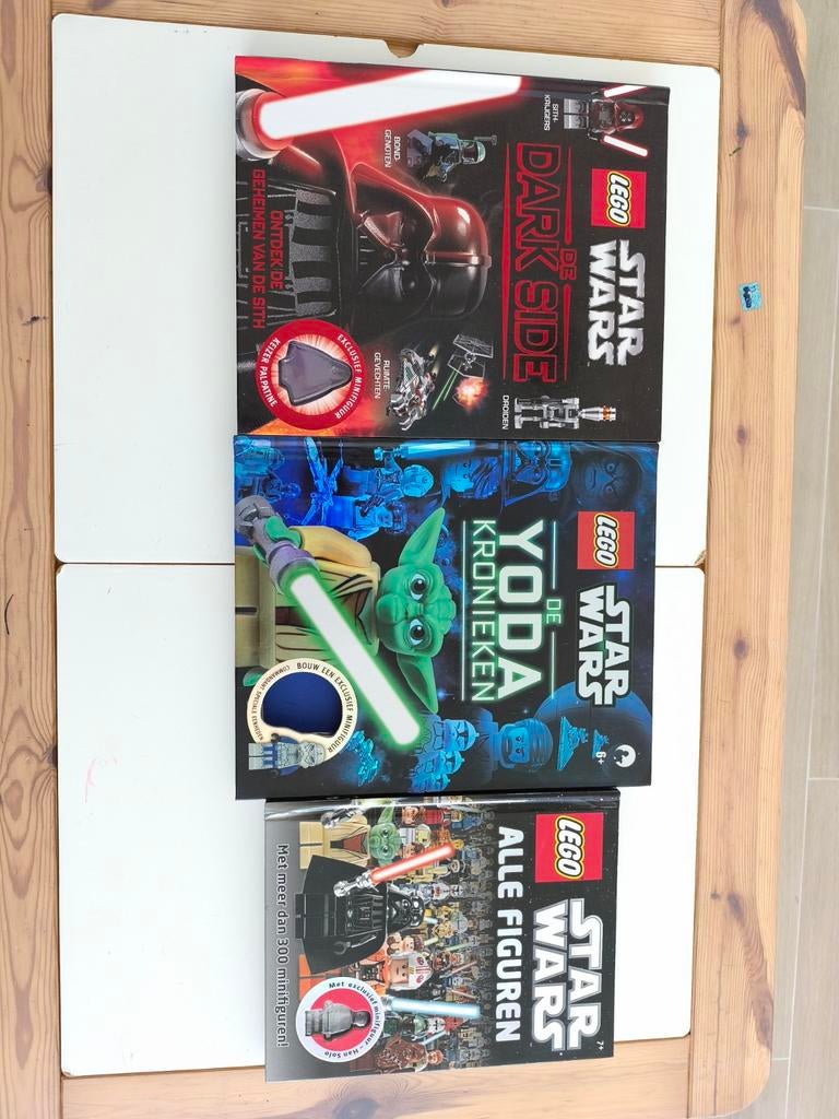 3 verzamel boeken lego star wars, Collections, Star Wars, Enlèvement