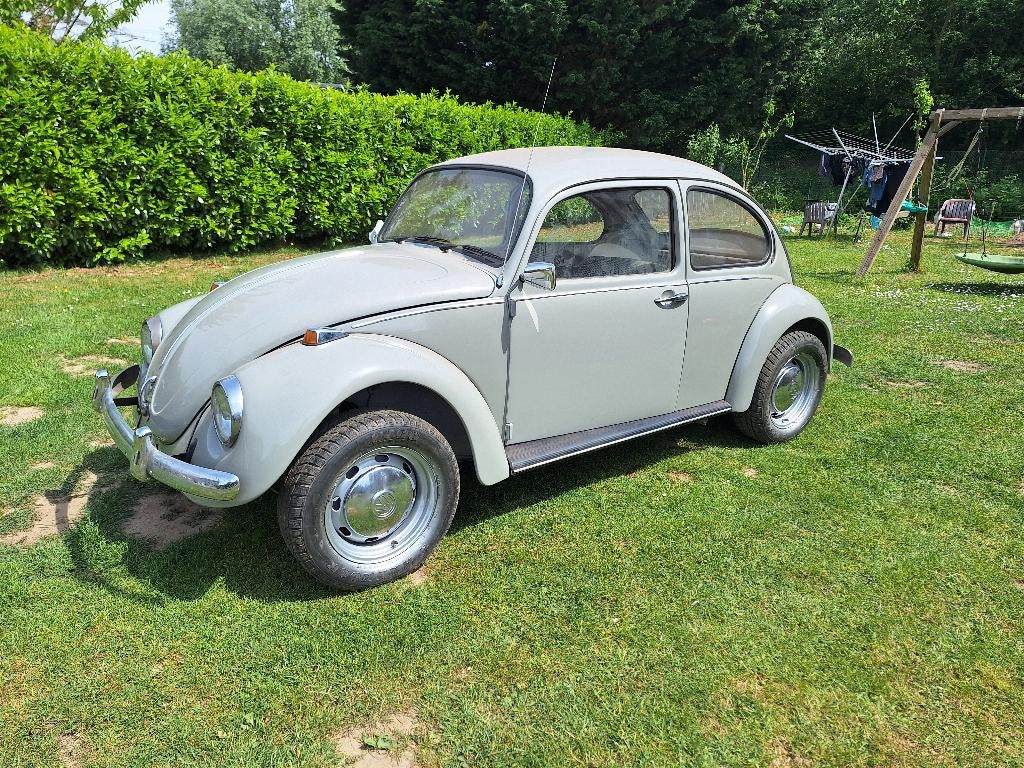 VW Coxinelle 1968 NOG AF TE WERKEN (elektrische bedrading), 4 zetels, 4 cilinders, Beige, Handgeschakeld