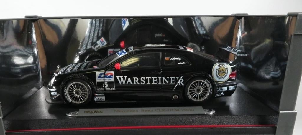 1/18 Mercedes CLK AMG DTM Warsteiner Ludwig 2000 Maisto, Enlèvement ou Envoi, Comme neuf, Voiture, Maisto