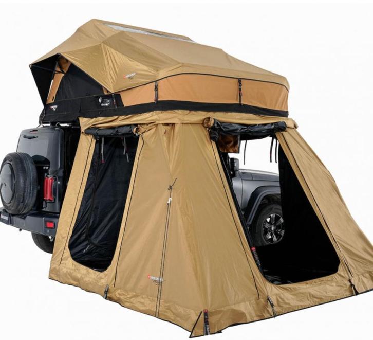 Verschillende soorten daktenten te huur., Caravans en Kamperen, Tenten, tot en met 4, Zo goed als nieuw, Ophalen