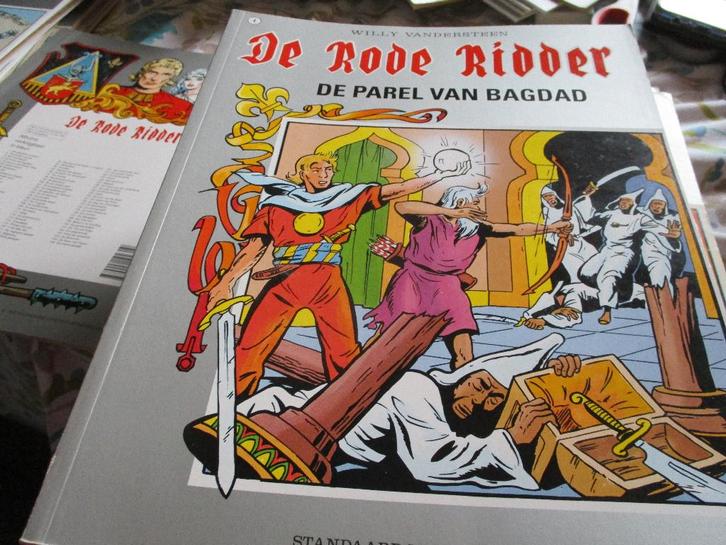 De rode ridder strips grijze cover deel 1, Boeken, Stripverhalen, Gelezen, Meerdere stripboeken, Ophalen of Verzenden