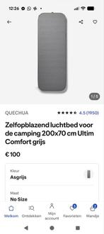 Zelfopblazend luchtbed 70 x 200 cm, Caravans en Kamperen, Luchtbedden, Ophalen