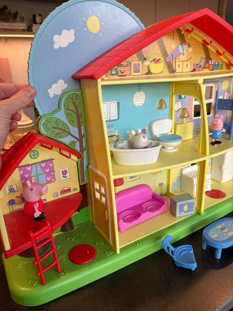 Peppa Pig huis, Ophalen, Gebruikt