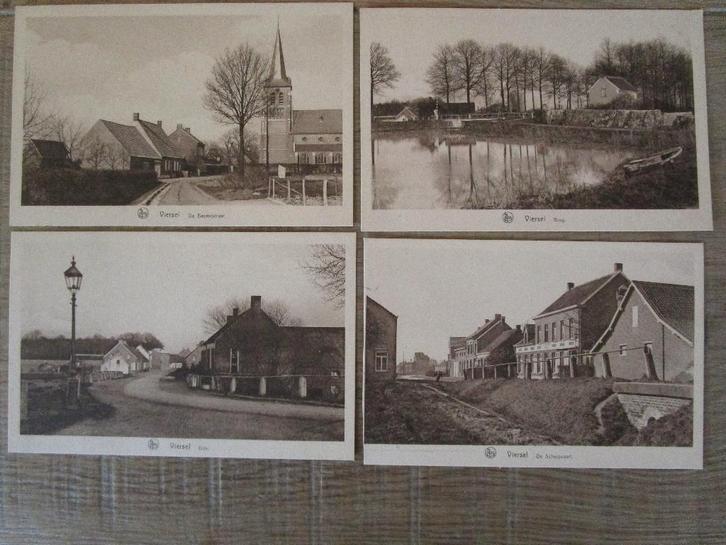 oude postkaarten Viersel ( ongelopen ), Collections, Cartes postales | Thème, Non affranchie, 1920 à 1940, Ville ou Village, Enlèvement ou Envoi