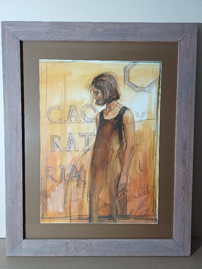 Schilderij Rik Van de Walle, Enlèvement ou Envoi