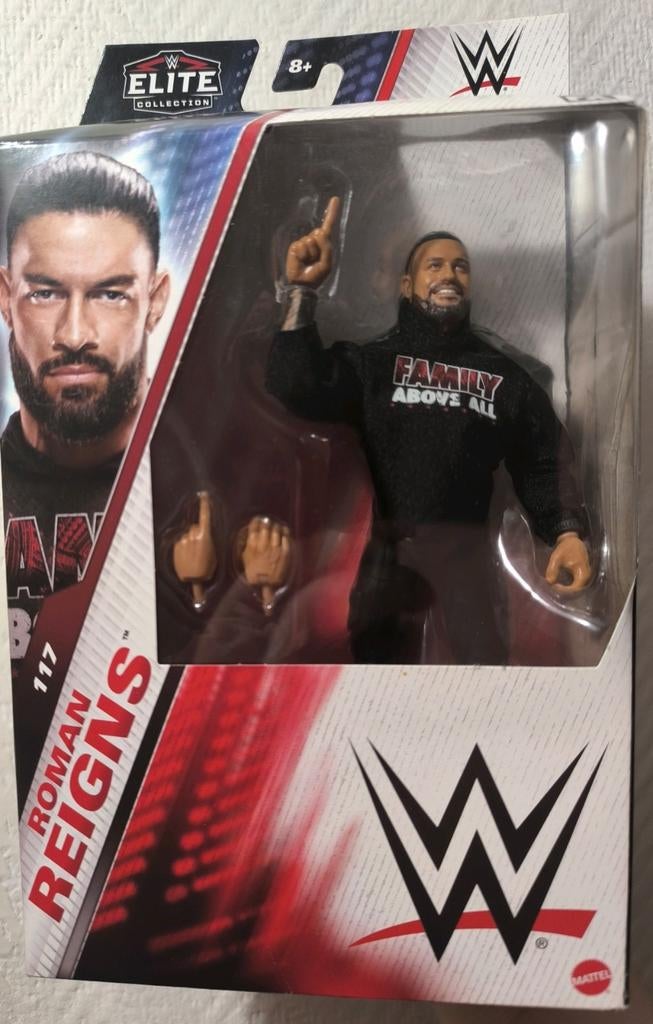 WWE Roman Reigns Elite Collection 117 – Mattel – TrueFX – Bl, Collections, Enlèvement, Comme neuf, Autres types