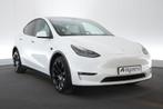 (2EHE503) TESLA MODEL Y, Auto's, Tesla, Gebruikt, 373 pk, Wit, Leder