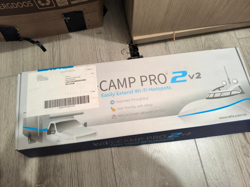 Wifi versterker camp pro, Audio, Tv en Foto, Versterkers en Ontvangers, Ophalen of Verzenden