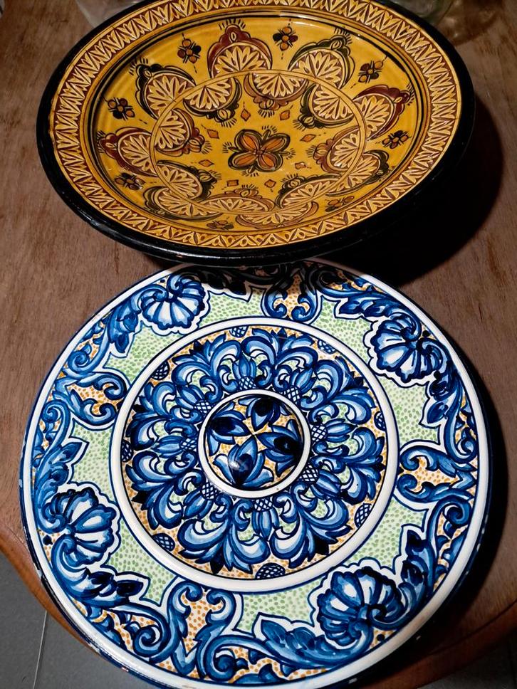 Grand Plats signés, Antiek en Kunst, Antiek | Keramiek en Aardewerk, Ophalen