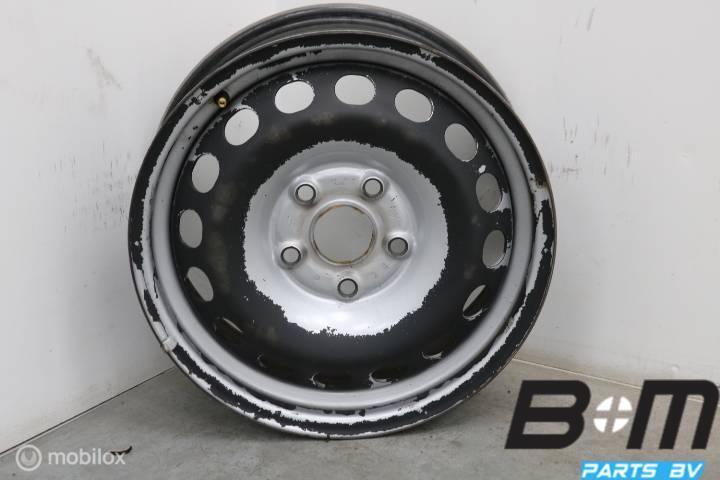 1 losse 15 inch stalen velg VW Caddy 2K0601027B, Auto-onderdelen, Banden en Velgen, Velg(en), Gebruikt
