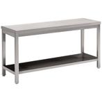 Table de travail ECO avec tablette inférieure, Neuf, 75 cm ou plus, 200 cm ou plus, Rectangulaire