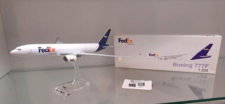 Boeing 777F de FedEx 1:200 Hogan, Collections, Aviation, Neuf, Modèle réduit, Enlèvement ou Envoi