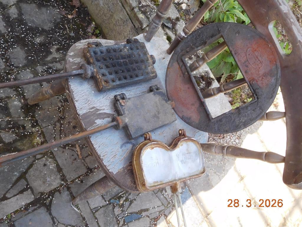 wafelijzer, Antiek en Kunst, Ophalen