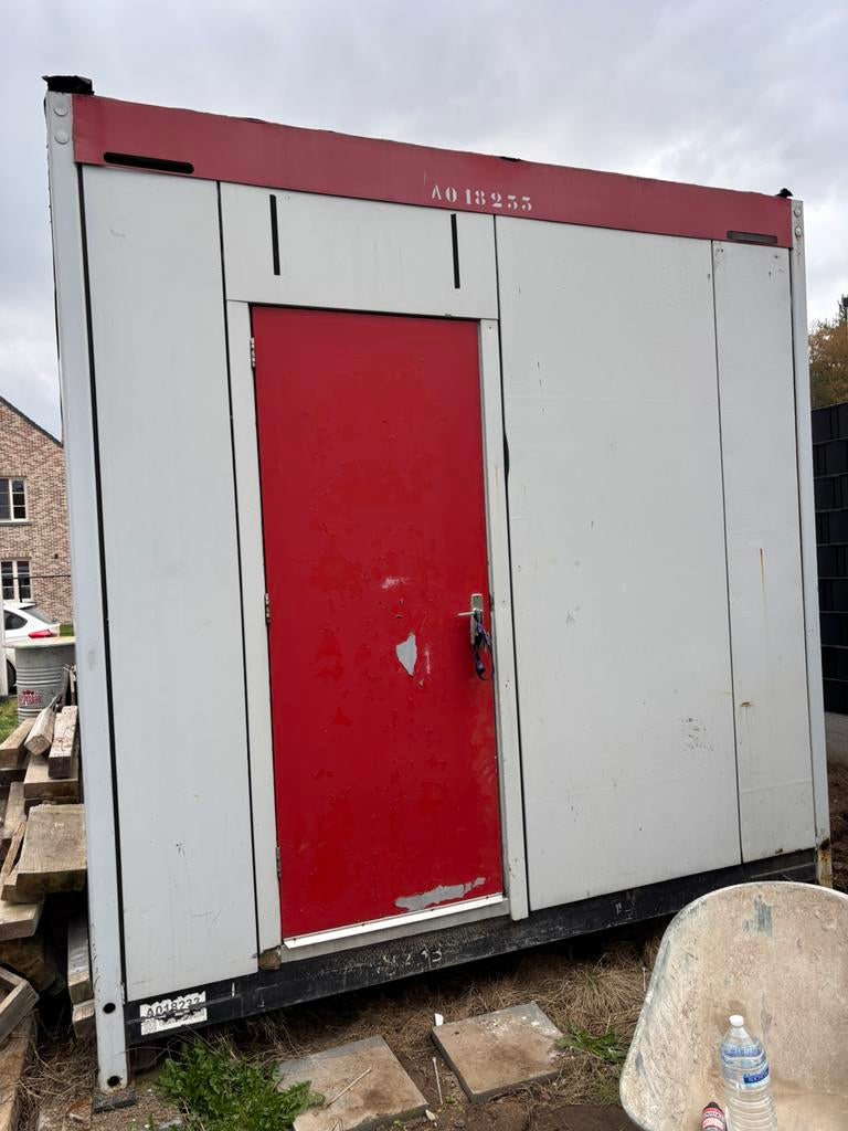 Werfkeet / container, Ophalen, Gebruikt