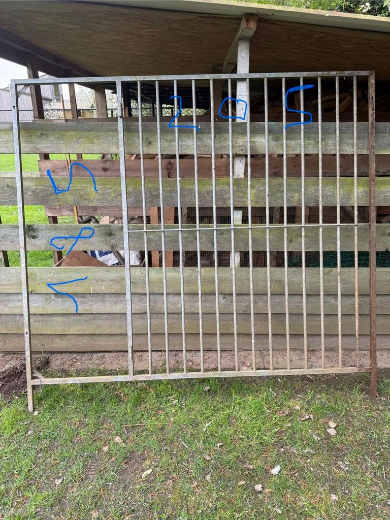 Ijzeren hekwerk, Tuin en Terras, Tuinhekken en Hekwerk, Ophalen, Gebruikt, IJzer, Overige typen