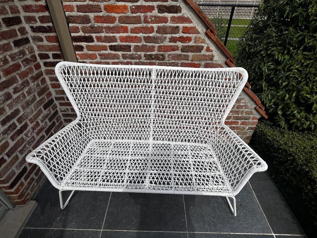 Tweezit tuinstoel/fauteuil IKEA HÖGSTEN in goede staat, Jardin & Terrasse, Enlèvement, Comme neuf, Synthétique