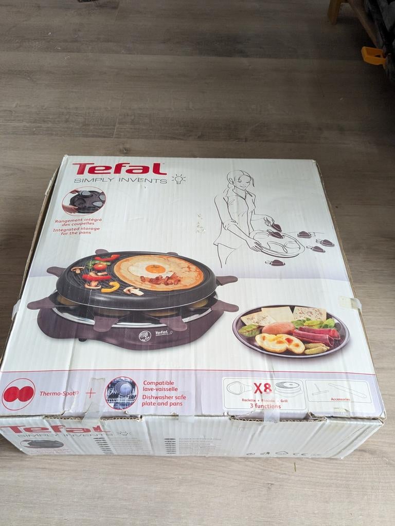 Gourmet set Tefal, Ophalen