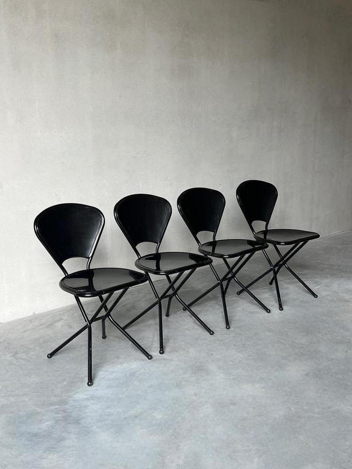 Vintage design stoelen van Niels Gammelgaard voor Ikea, 1980, Maison & Meubles, Chaises, Comme neuf, Quatre, Enlèvement