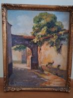 Ignace Kennis – Straatje bij Jupille - olieverf op doek, Antiek en Kunst, Ophalen