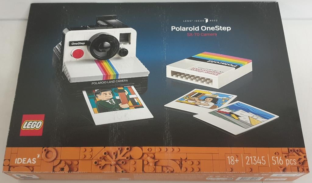 Lego 21345 Appareil Photo Polaroid OneStep SX‑70 à louer, Enfants & Bébés, Enlèvement ou Envoi, Lego, Ensemble complet, Accessoires inclus
