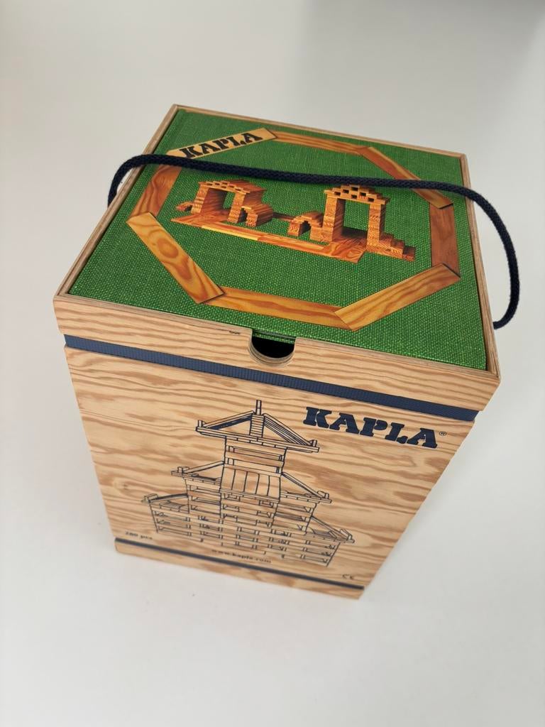 Kapla blokken - 280 stuks - met boekjes, Ophalen, Zo goed als nieuw